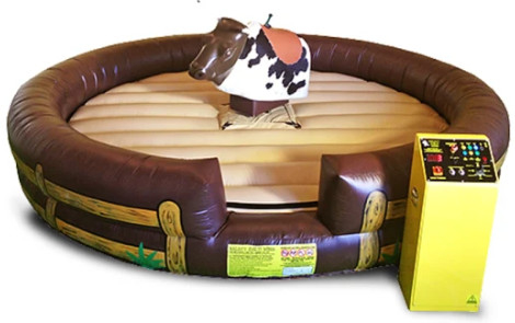 Aufblasbares Matratzen-Rodeo mechanischer verrückter Stier für Vergnügungspark