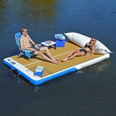 Luft-Ponton-aufblasbare Schwimmdock-Plattform-Plattform des Tropfen-Stich-DWF