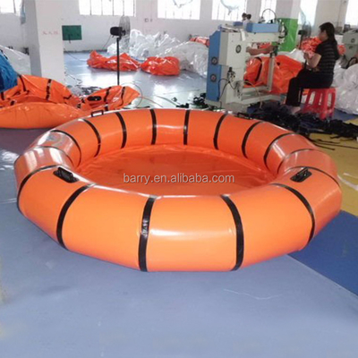 EN71 0.6mm Wasser-Pool-Orange PVCs scherzt tragbare aufblasbaren Swimmingpool