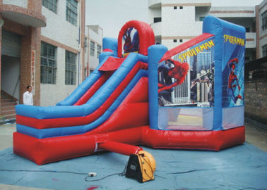 PVC-Spiderman-springendes Schloss/aufblasbarer Spiderman-federnd Schloss für Garten