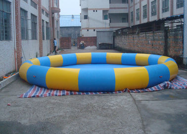 Tragbarer aufblasbarer runder Swimmingpool, tiefe aufblasbare Hinterhof-Schwimmbäder
