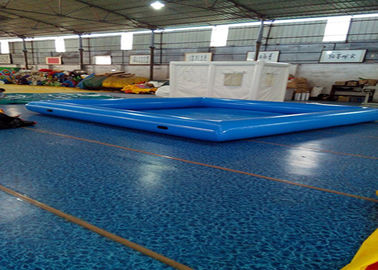 Einfache Einrichtungs-tragbares Wasser-Pool mit wasserdichter Plato PVC-Plane