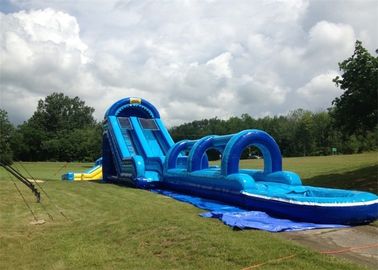 Aufregender 0.55mm PVC-Planen-aufblasbarer doppelter Beleg und Dia mit Pool