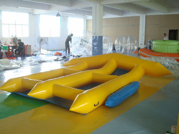 Das 2 Personen-Flyfish aufblasbares Spielzeug-Boot, PVC-Planen-aufblasbares Wasser
