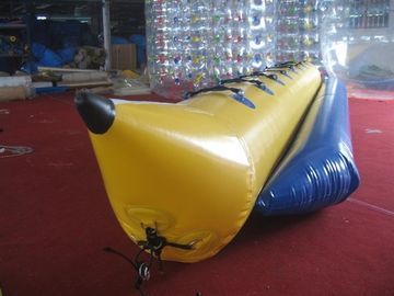 Ozean-Reiter-aufblasbare Wasser-Spielwaren, aufblasbare PVC-Boots-Wasserrutsche für einröhriges