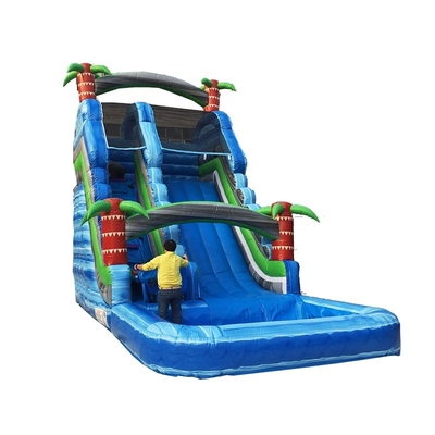 Dschungel-Thema-Baum-Unterhaltungs-aufblasbare Wasserrutsche für Park-Rasen