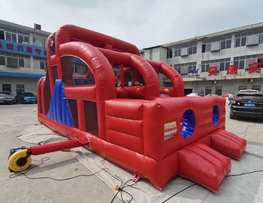 Hindernislauf-Kinderlaufprahler Silde 10mL*5mW*4mH 0.55mm PVCs aufblasbarer
