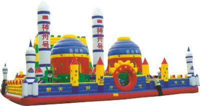 Soem-Kinderaufblasbares Prahler-Schloss-federnd Haus-doppelter Stich