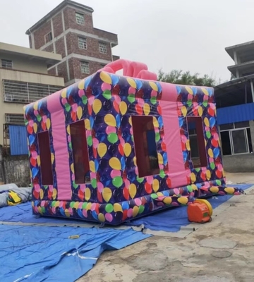 Wasserdichte 4x4m aufblasbare Prahler-Kinder ziehen sich Spielplatzgeräte zurück