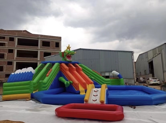 Pool-Explosions-Wasserrutsche-großer Prahler-riesiges Sprungs-Schloss