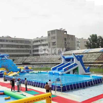 Feuerfestigkeit wasserdichte Höhe des PVC-Swimmingpool-1m