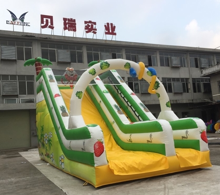Wasserdichter Kinderspielplatz explodieren Wasserrutsche-Tier- und Frucht-Thema